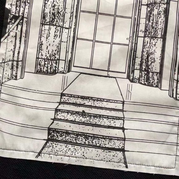 Cavermpt Black Long Sleeve Sweatshirt Portrait Hood Abstract Print - Picture 5 of 16